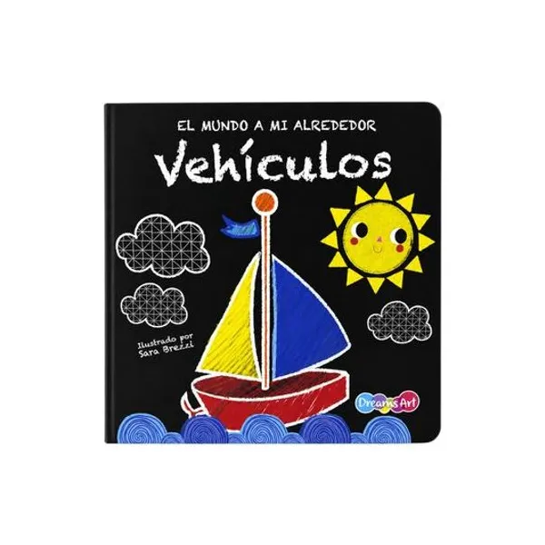 Libro didáctico el mundo a mi alrededor: vehiculos tapa dura 16x16 cm
