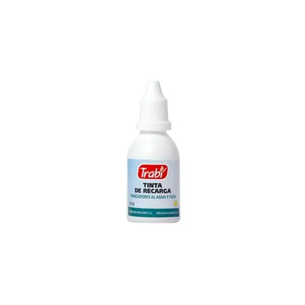 Tinta para marcador al agua fluo 30cc x unidad trabi -