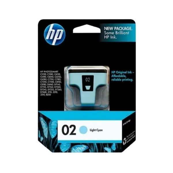 Cartucho HP liquidacion original 02- c8774 cyan claro