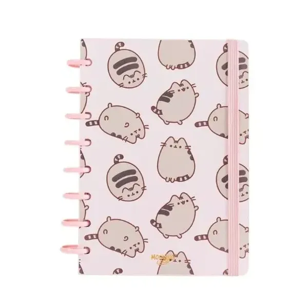 Cuaderno a discos a5 Mooving loop pusheen 80 hjs.raya