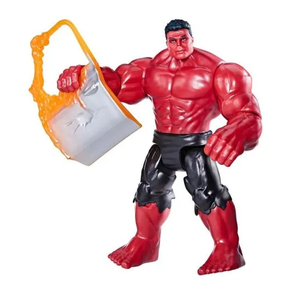Hasbro Marvel brave new world - figura 10 cm articulado red hulk with door