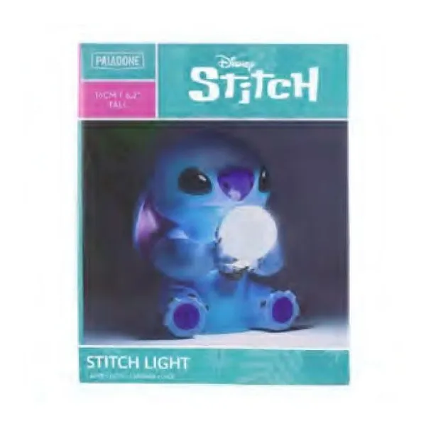 Stitch light - Stitch de 16 cm sentado sosteniendo una lampara
