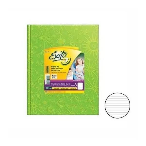 Cuaderno 19x24 rayado t/d universo v.manzana 100h Éxito