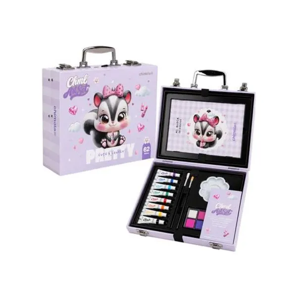 Set de Arte 62 piezas zorrina en valija 27.2x20.4x8.6 cm chimola
