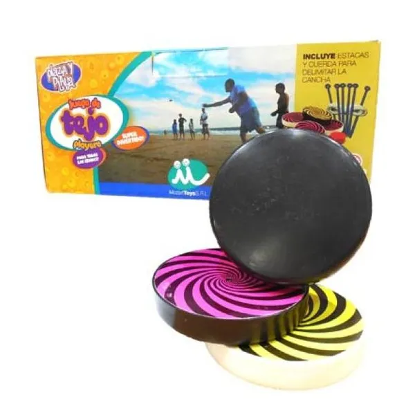 Juego de tejos infantil premium,en caja