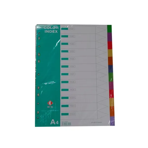 Separador pvc the-pel tamaño a4 12 posic.