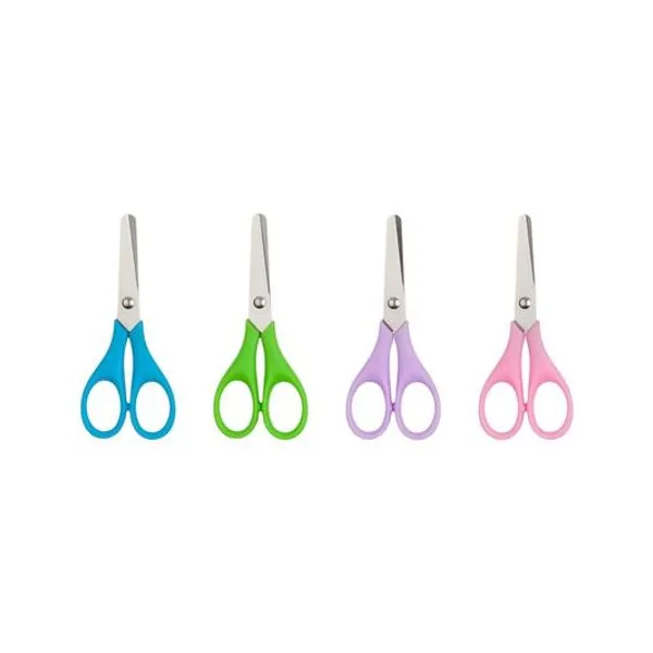 Tijera escolar smile pastel 12 cm x1 colores surtidos Simball