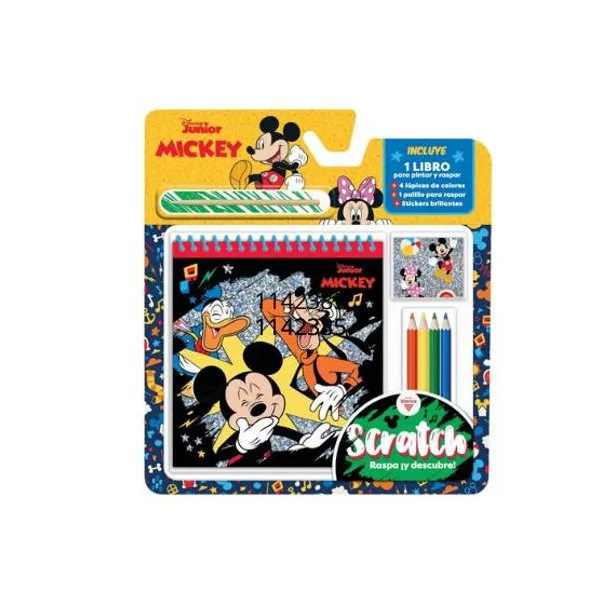 Valija blister editorial vertice scratch mickey mouse