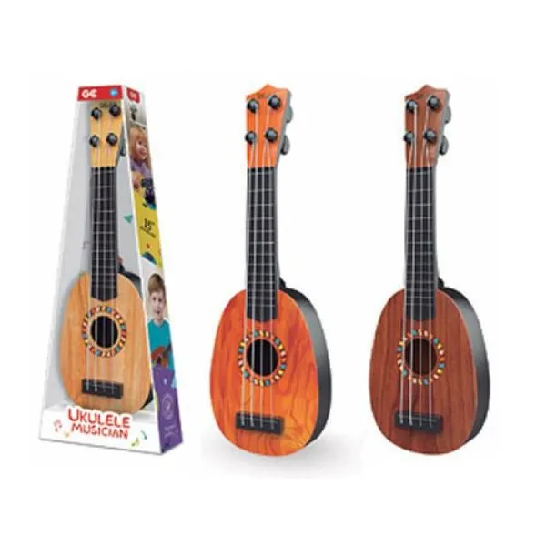 Guitarra ukelele color madera 38 cm