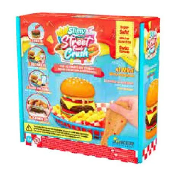 Slimy diy - comida callejera crea tu mini hamburguesa