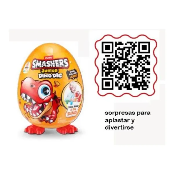 Smashers dino dig large egg 25 surprises