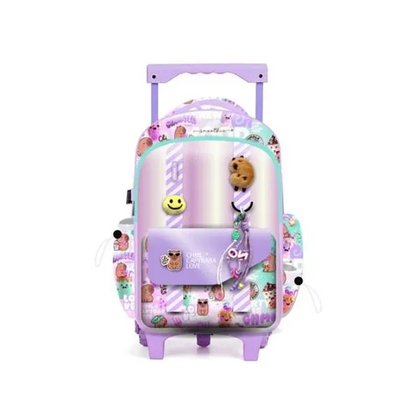 Mochila 18" con carro capibara capymola chimola