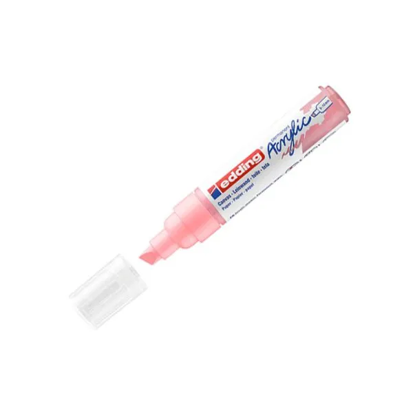 Marcador Edding 5000 perm.acrílico 10 mmrosa malva
