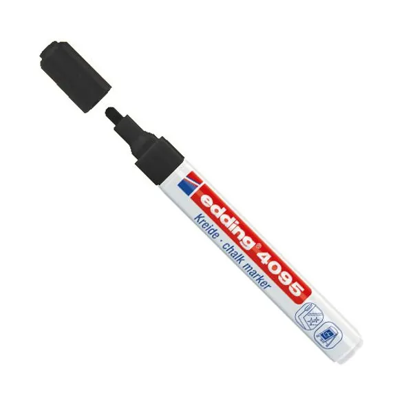 Marcador Edding e 4095 para vidrio negro
