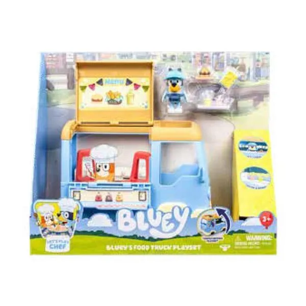 Bluey food truck camión de comidas rapidas transformable
