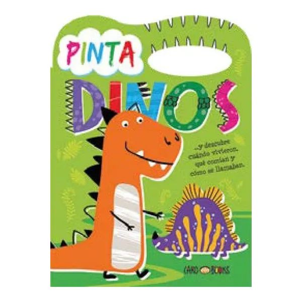 Pinta dinosaurios-