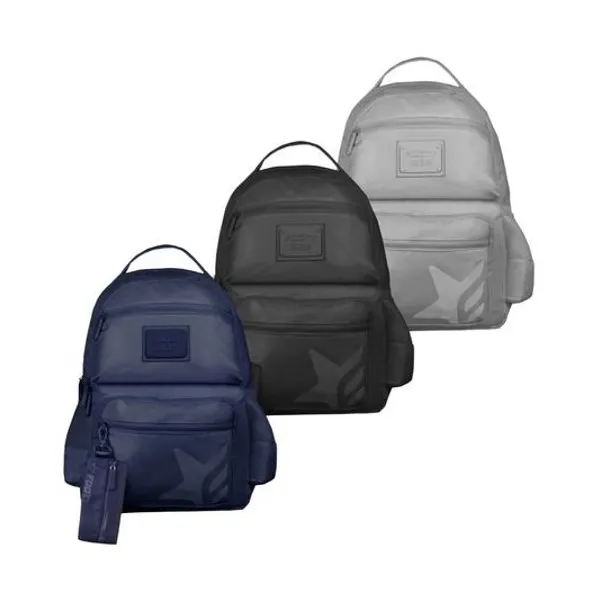 Mochila 17" espalda essential x unidad colores surtidos footy