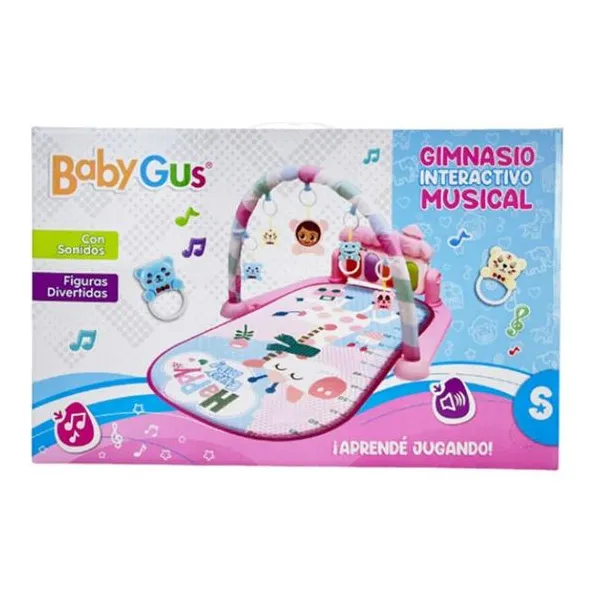 Gimnasio interactivo jirafa para bebés 70 56 cm