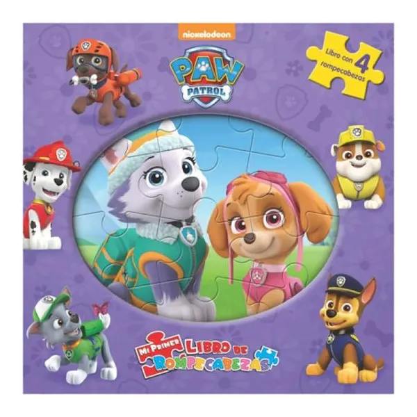 Mi primer libro de rompecabezas: Paw Patrol nick chicas 25 25 cm
