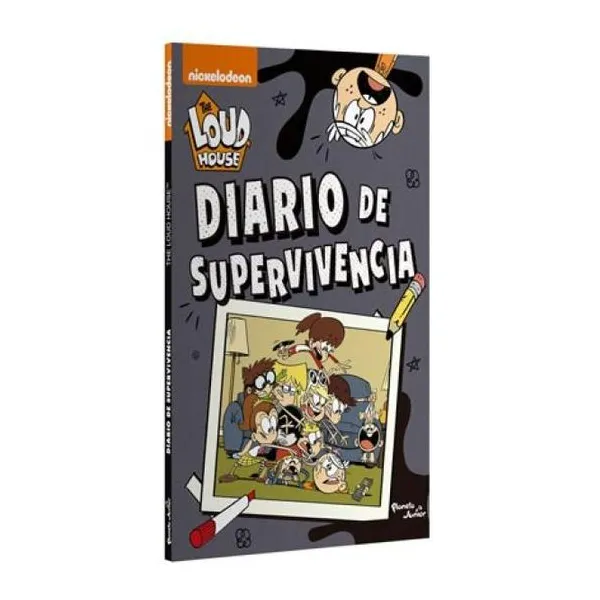 Diario de supervivencia the loud house 21x15 cm tapa blanda