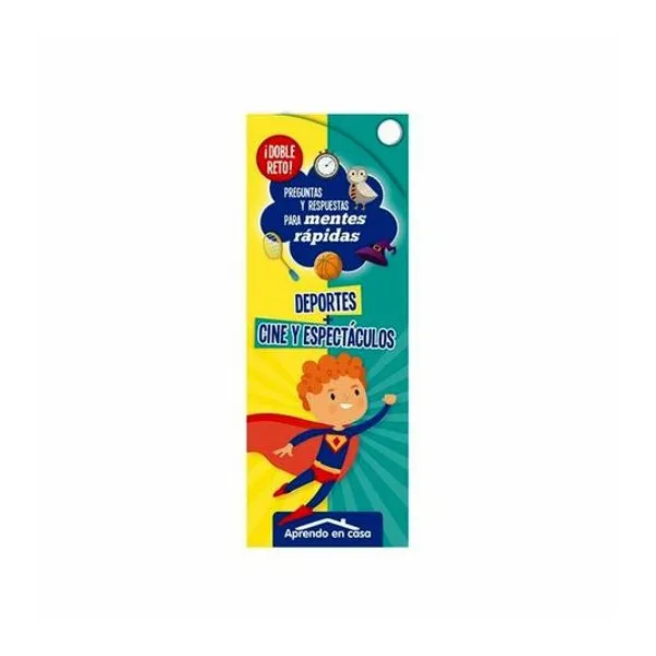Juego mentes rapidas: deportes/cine y espectaculos 6.5x17 cm