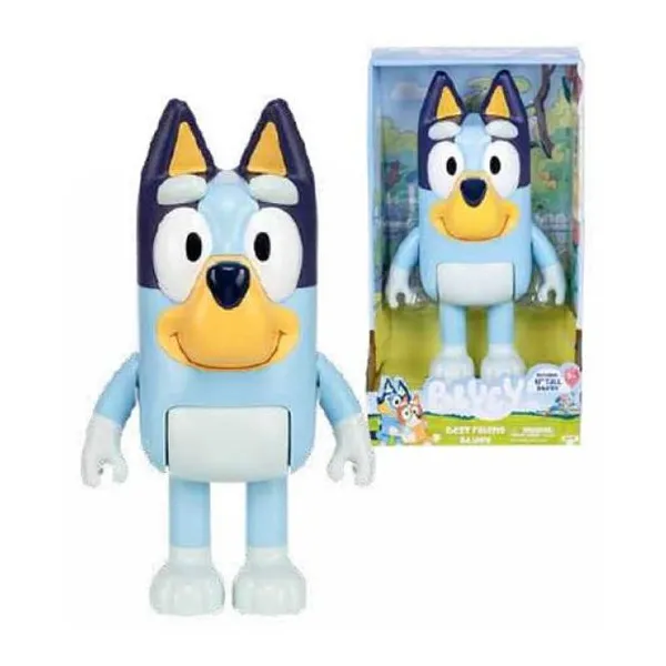 Bluey- my best friend figura 10" plástica tres puntos de articulación. ¡best fri
