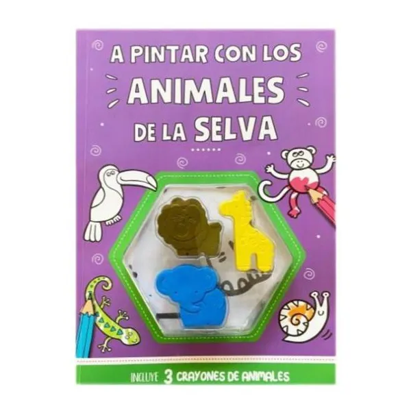 Divertite pintando - animales de la selva