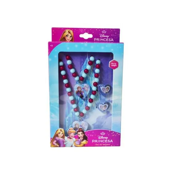 Set de belleza princesas con accesorios en caja 18x12x4 cm