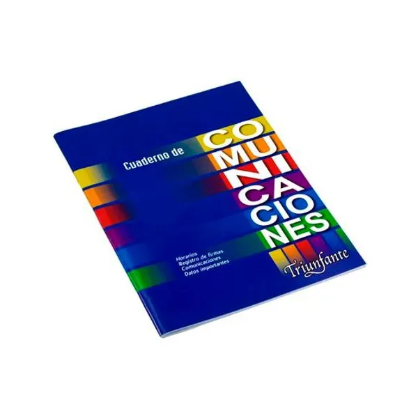 Cuaderno comunicaciones 16x21 t/f 24h Triunfante