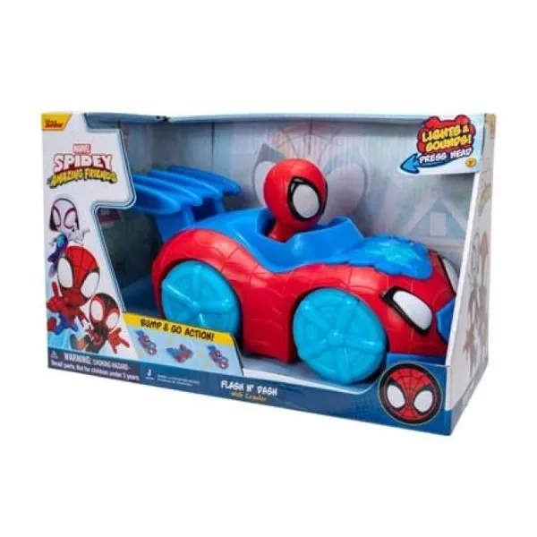 Spidey - rastreador web flash 'n' dash de 9 pulgadas