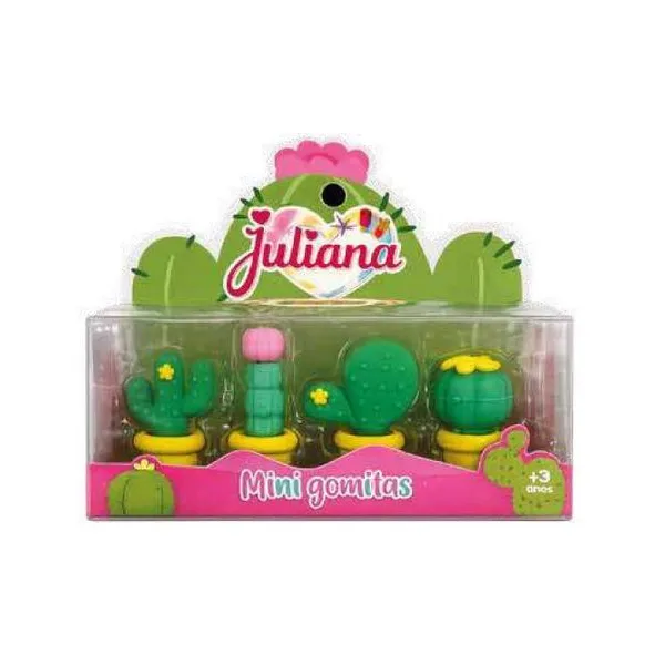 Juliana mini gomitas 3d cactus x4
