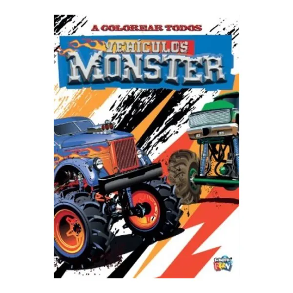 A colorear todos vehiculos monster