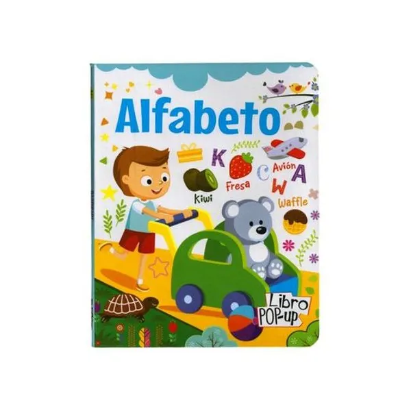 Libro didáctico pop-up: alfabeto tapa dura 15x18.5 cm lado b