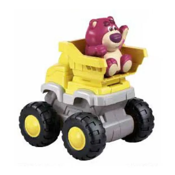 Disney on wheels - auto mediano armable 15 cm - toy story lotso camión volcador