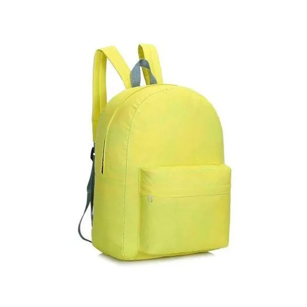 Mochila 17" espalda lisa verde manzana Trendy