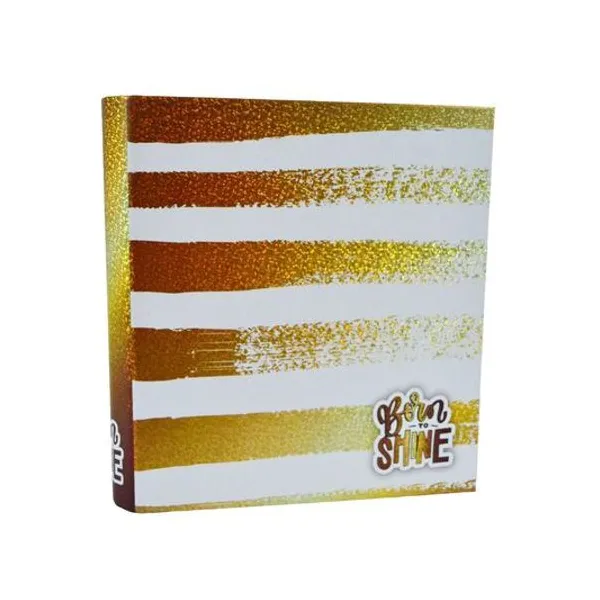 Carpeta carta 3x40 born to shine hologlitter x unidad modelos surtidos rexon