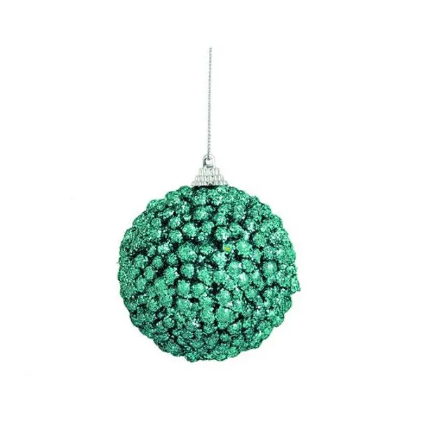 Borla caramel turquesa 8 cm caja x6 unidades