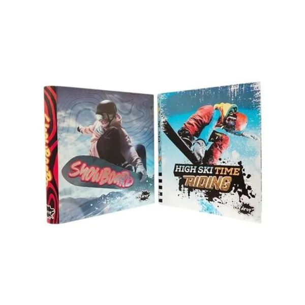 Carpeta a4 2x40 snowboard x unidad modelos surtidos inkdrop