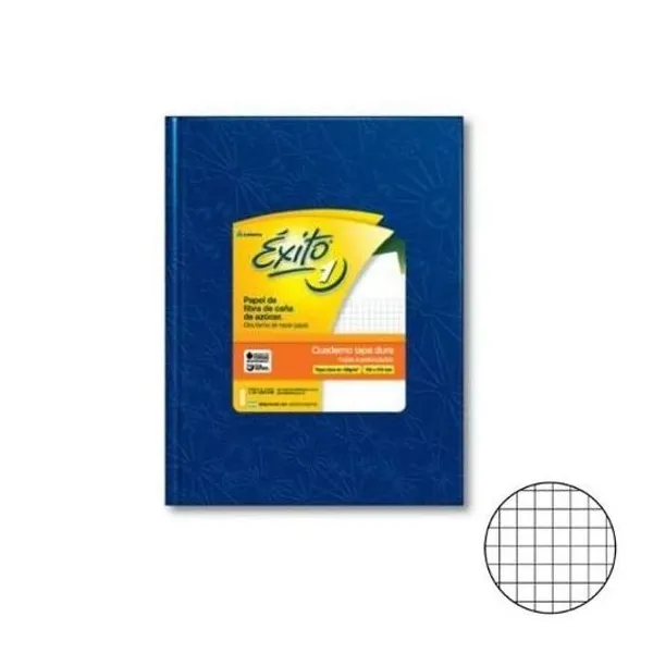Cuaderno 16x21 cuadriculado t/d universo azul 100h Éxito