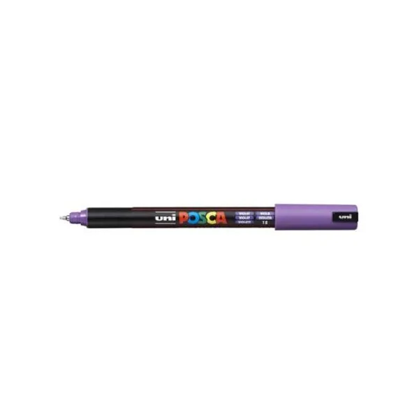 Marcador Uni posca al agua para extra fina violeta