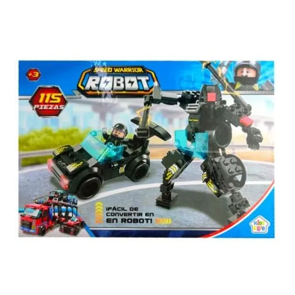 Juego de bloques auto robot (115 piezas) 22 x15 x5 cm