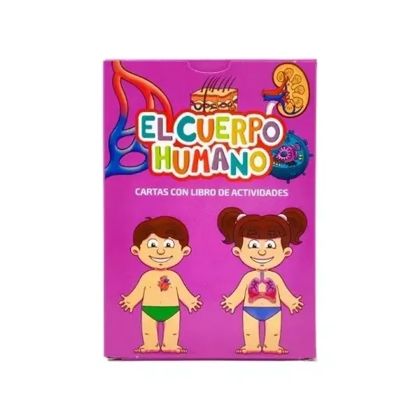 Cartas educativas barco de papel el cuerpo humano