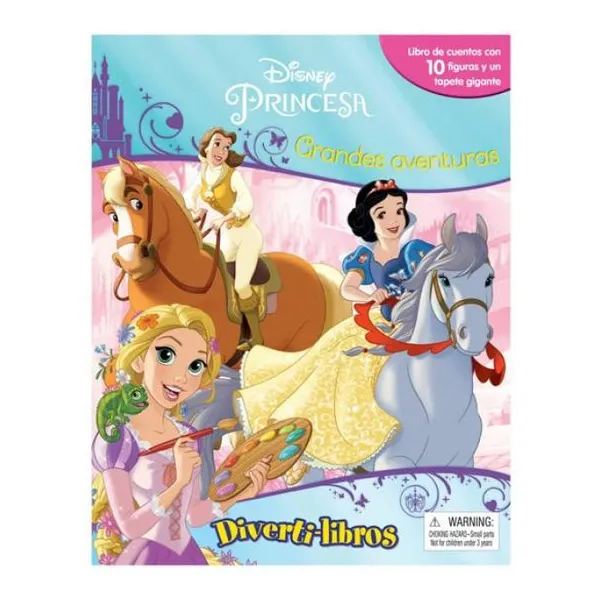 Divertilibros princesas grandes aventuras 25 20 cm