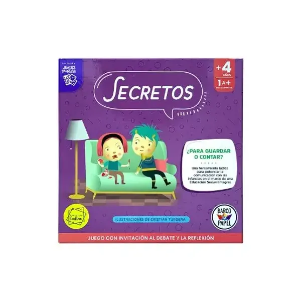 Juego de mesa barco de papel secretos