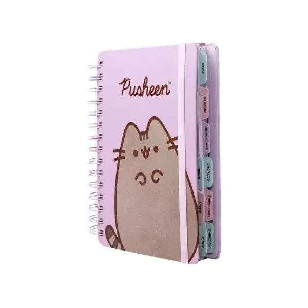 Agenda Mooving n.° 7 diaria espiral pusheen the cat 2027