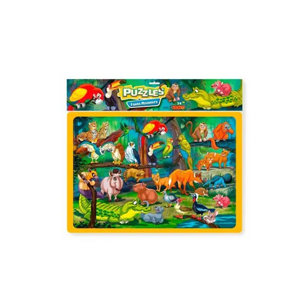 Puzzle Duravit grande fauna misionera 24 piezas