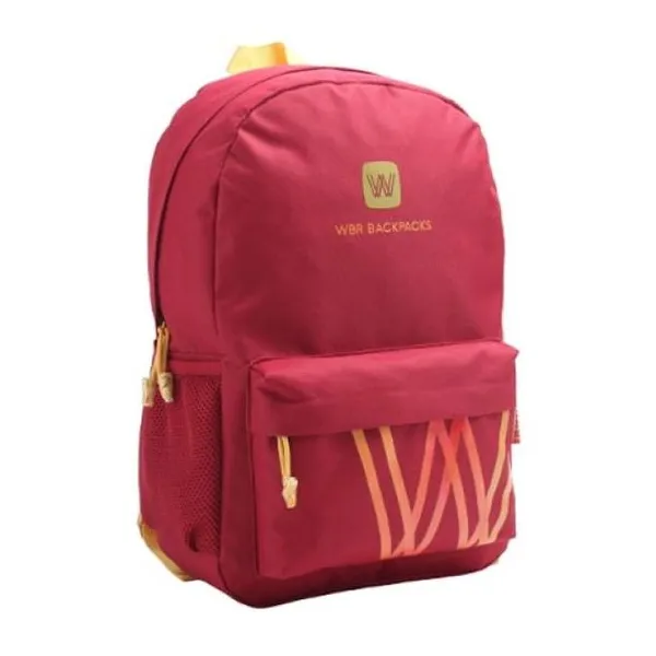 Wbr mochila 17" espalda -w- "bordo