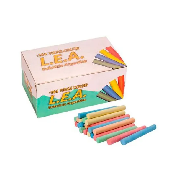 Tiza color caja x144 unidades l.e.a.