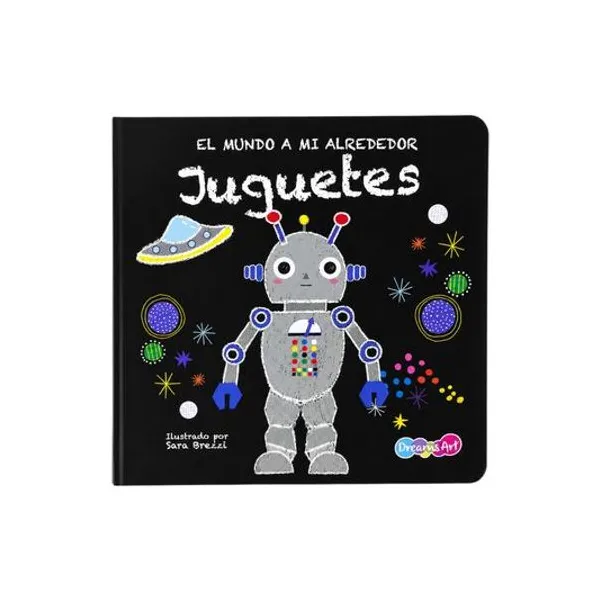 Libro didáctico el mundo a mi alrededor: juguetes tapa dura 16x16 cm