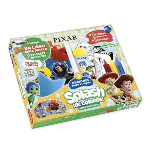 Caja splash pixar